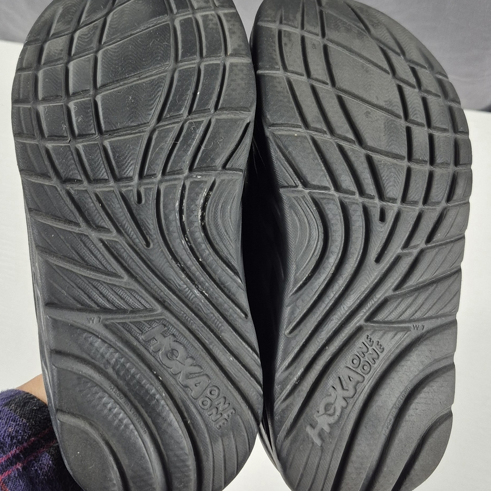 Hoka One One Black Ora Recovery Slides Sandals Shoe Womens Sz 7 - Picture 6 of 9